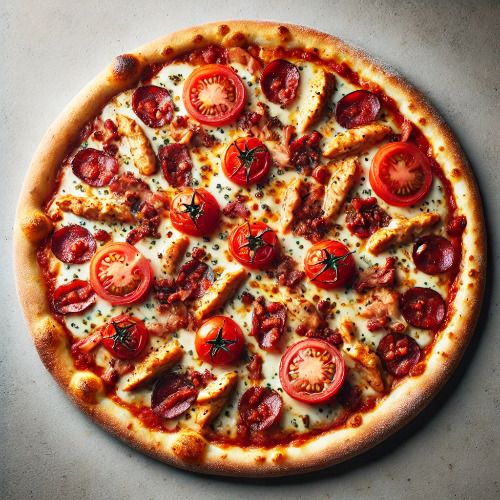 PIZZA 4 CARNES MEDIA (4 FATIAS)